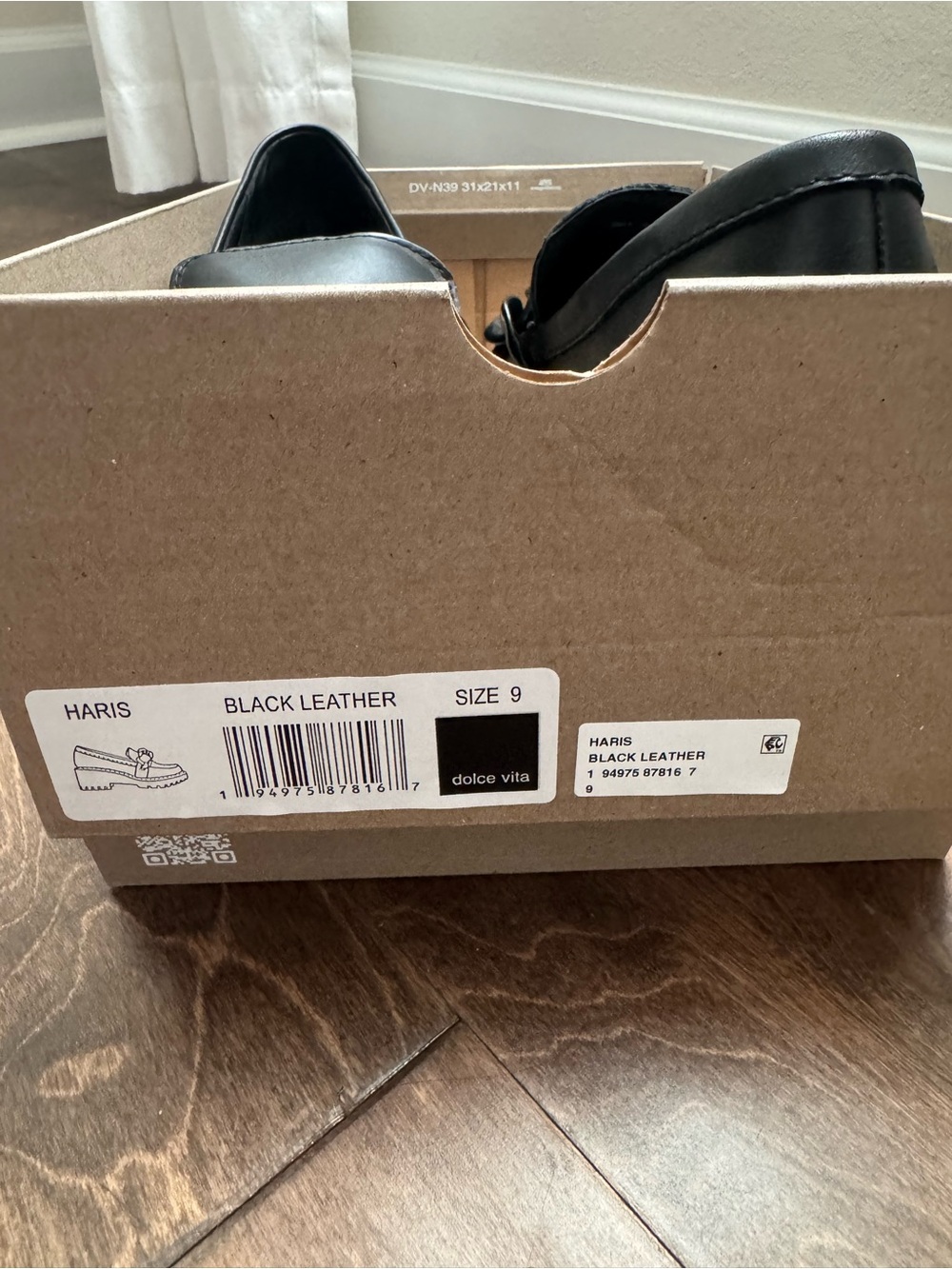 Dolce Vita Black Platform Chain Loafer Wedges - Women - Picture 3 of 5